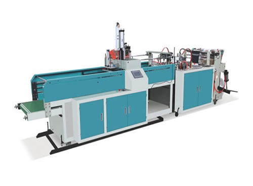 HSRQ-600/800G 高速全自動單道熱切背心袋制袋機